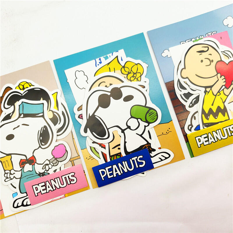 Laptop Accessories For Gift - 漫画スヌーピー防水ステッカー かわいいインスタ風デカール ノートパソコン、スーツケース、携帯電話、日記帳の装飾用ステッカーパック ギフト