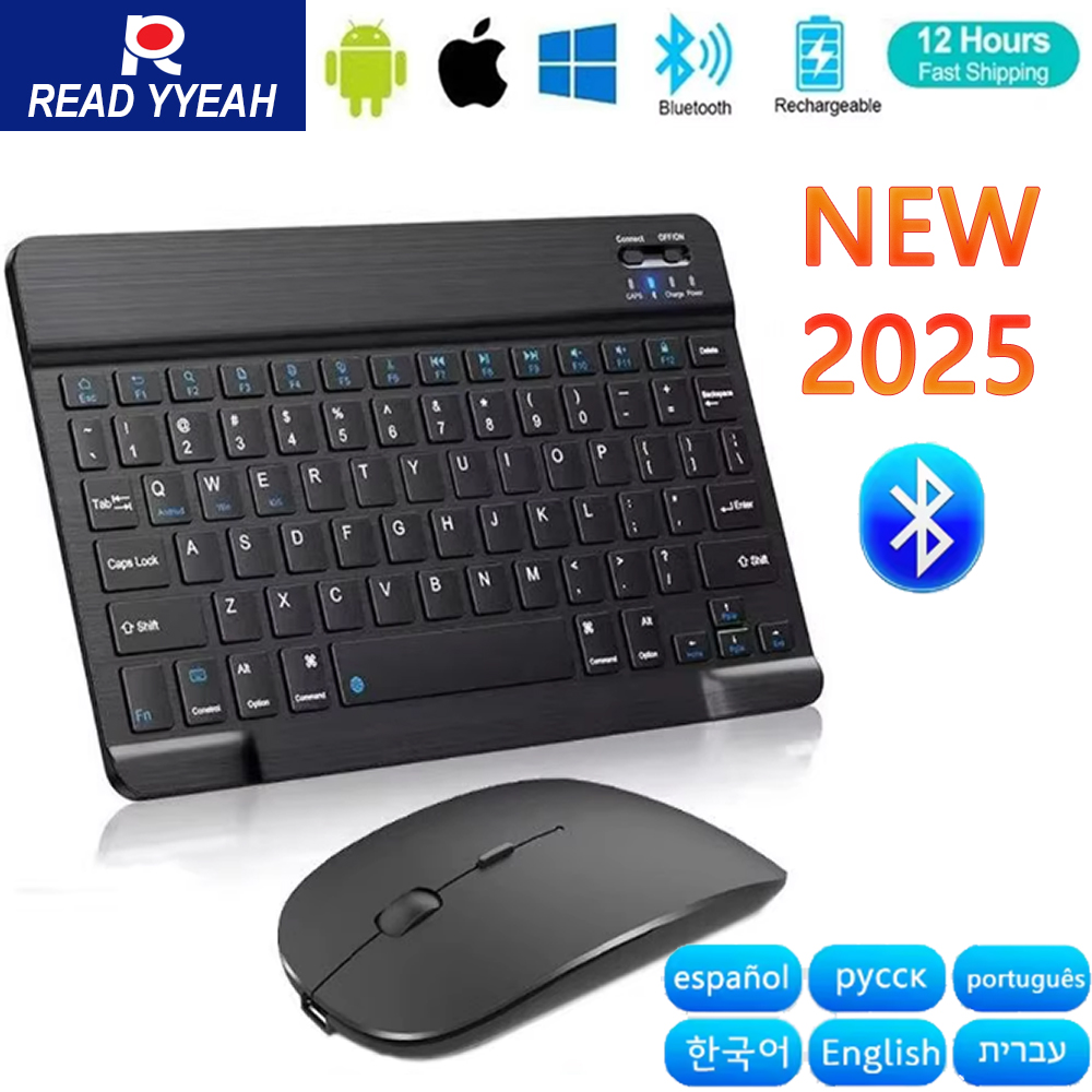 Mini Wireless Mouse - 新しい 2025 Bluetooth ワイヤレスキーボードマウス IOS アンドロイド