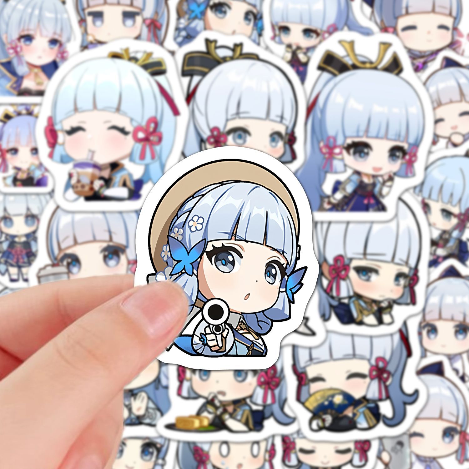 Laptop Accessories Decoration - 神里あやか 60 個原神アニメ学生ステッカー装飾ラップトップ電話スーツケースノートブックラベル文具ステッカー