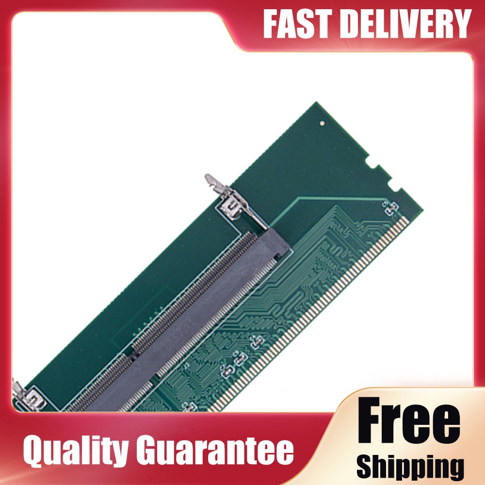 Memory Ram Upgrade - SO-DIMMからPC DIMMへのメモリアダプターカード、DDR4/DDR5対応、ラップトップからデスクトップへのRAMアップグレードコネクターへの簡単な取り付け