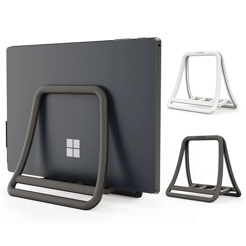 Laptop Accessories Dell - ユニバーサル垂直ラップトップスタンドラップトップデスクトップホルダー折りたたみ式タブレットブラケットMacbook Air Pro iPad Lenovo Dellノートブックドック用