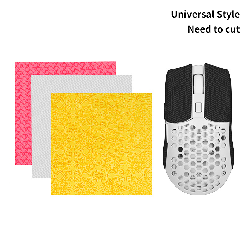 Mini Wireless Mouse - 滑り止めのユニバーサルステッカー,ワイヤレスゲームステッカー,耐汗性,耐摩耗性,PC,ラップトップ,デスクトップ,12x11cm