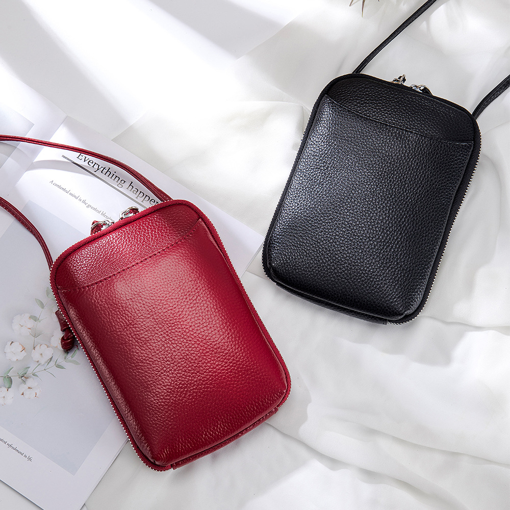 Laptop Accessories Women - 本革ワンショルダーバッグ女性の高級クロスボディバッグデザイナー小さなハンドバッグ口紅キー電話ポーチホルダー女性のための