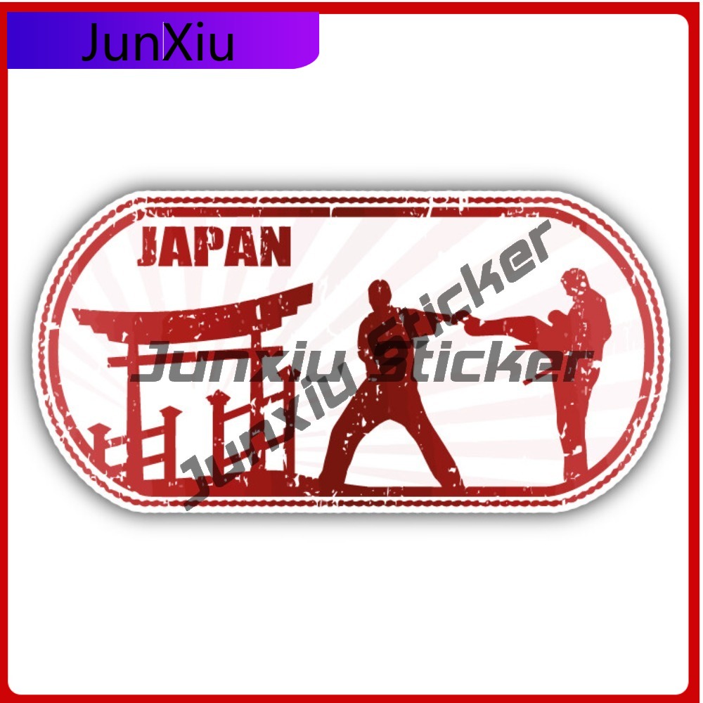 Laptop Accessories You Must Have - 日本空手旅行目を引く必需品色褪せにくいクリエイティブカーデカールアクセサリー防水ビニールラップトップウィンドウバンパー