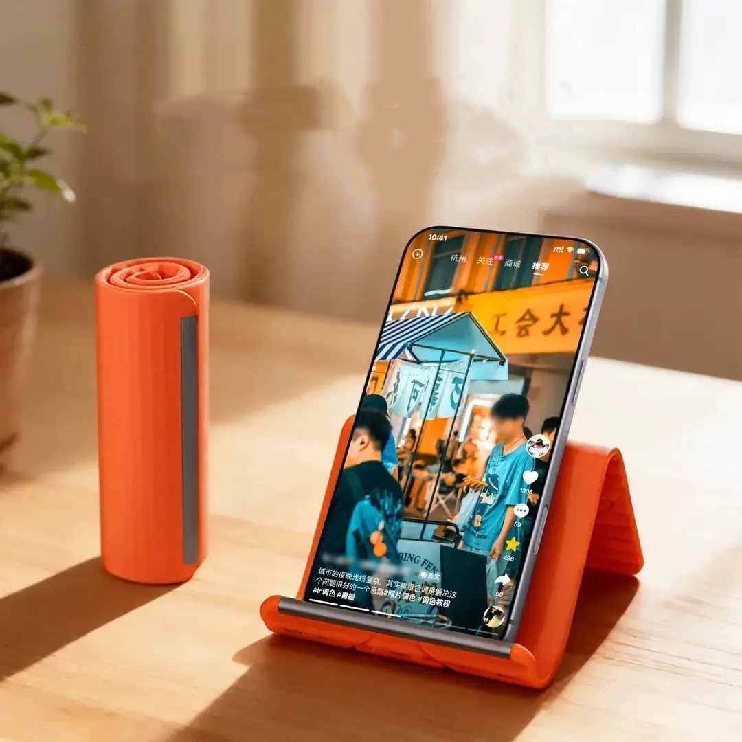 Laptop Accessories - 怠惰な携帯電話スタンド シリコン製デスクトップタブレット/ノートパソコンホルダー クリエイティブで柔軟な折りたたみ式変形スタンド 旅行用アクセサリー