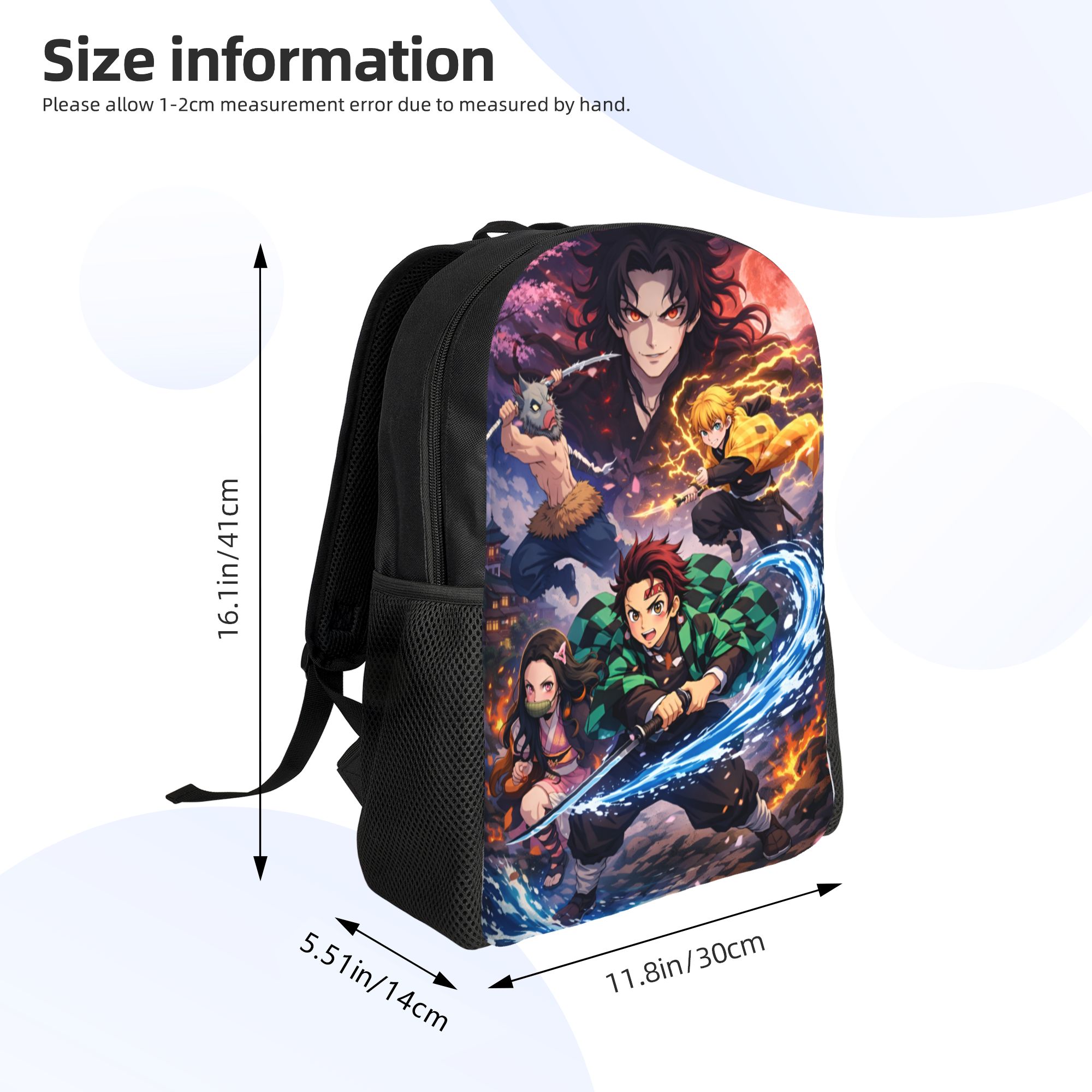 D-デーモンスレイヤーズ旅行バックパック女性男性学校ラップト - Laptop Accessories Women のレビューと価格
