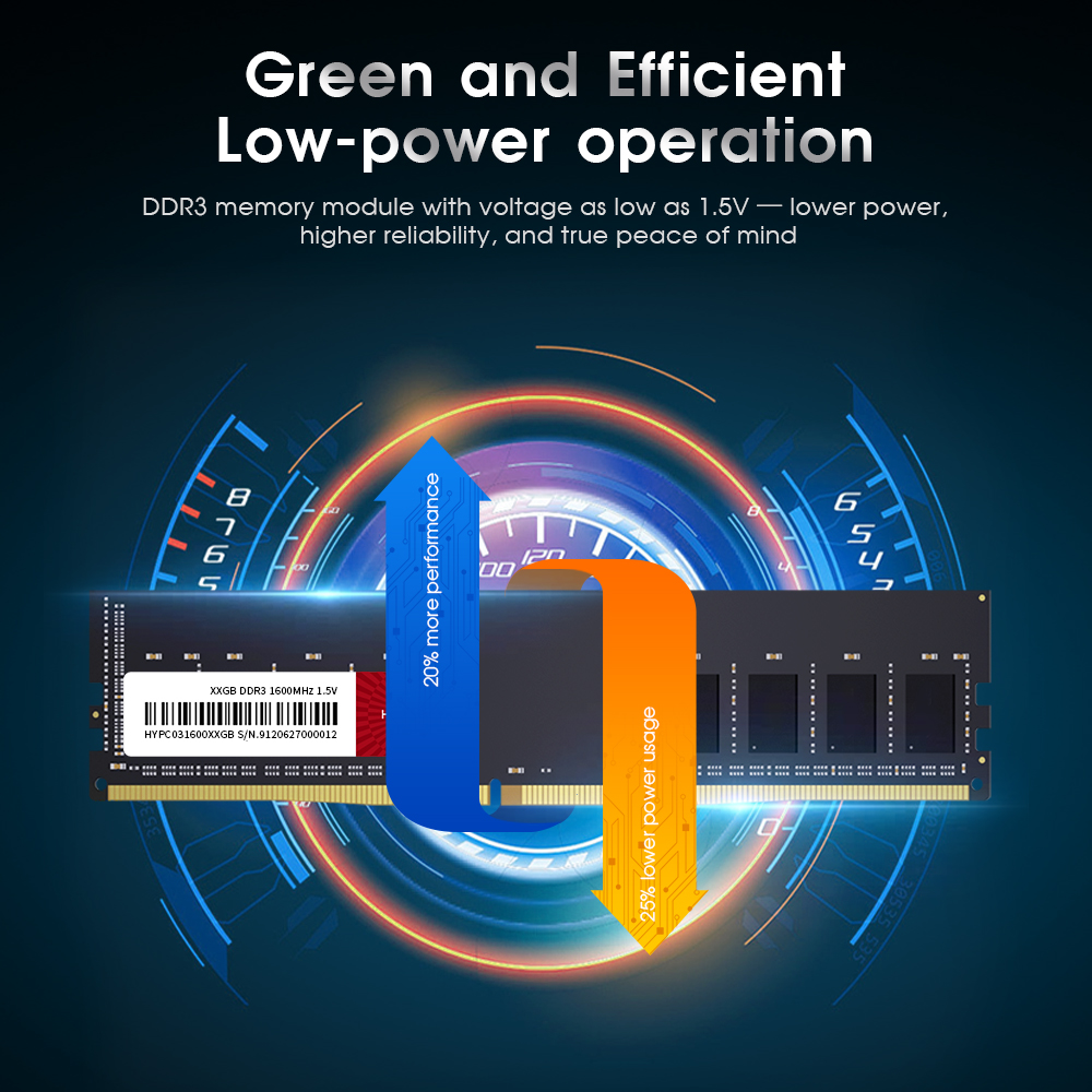 HUADISK 8GB DDR3 1600MHz RAM デ - Memory Ram Upgrade のレビューと価格
