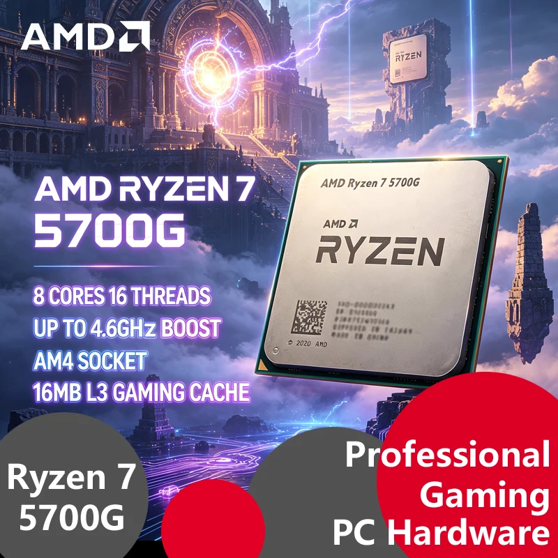 AMD Ryzen 7 5700G トレイデスクトップCPU - Amd Cpu Ryzen 7 のレビューと価格