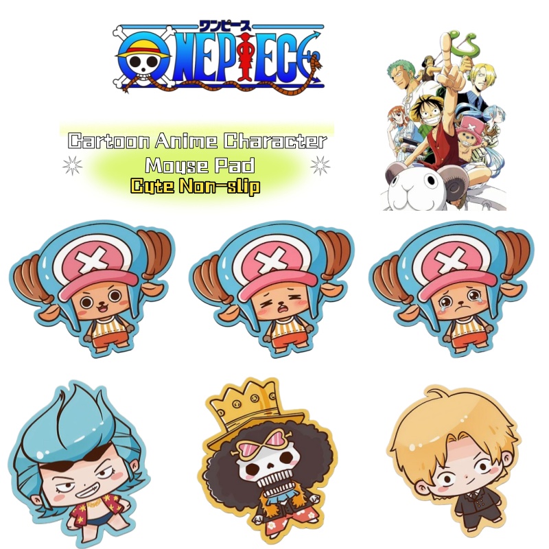 ワンピース漫画アニメキャラクターかわいいマウスパッド和風滑り - Laptop Accessories のレビューと価格