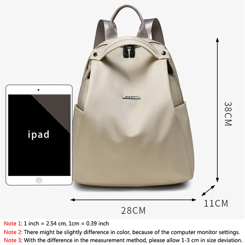 ファッションデイパック女性用最高品質ナイロンバックパック大容 - Laptop Accessories Women のレビューと価格