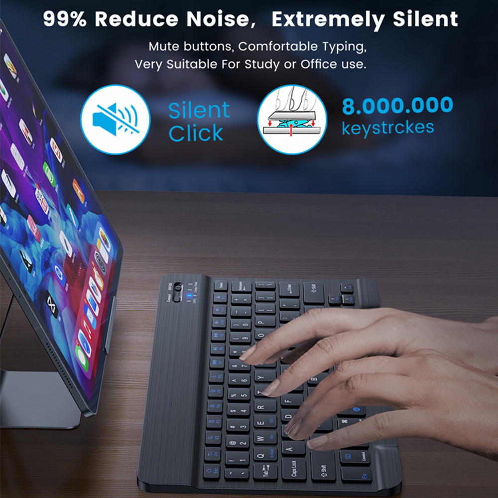 新しい 2025 Bluetooth ワイヤレスキーボードマ - Mini Wireless Mouse のレビューと価格