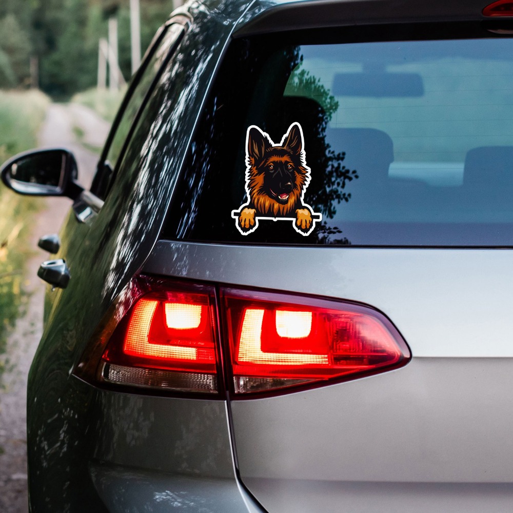 ジャーマンシェパード犬アニメ必須アイテムビニールモダンウィン - Laptop Accessories You Must Have のレビューと価格