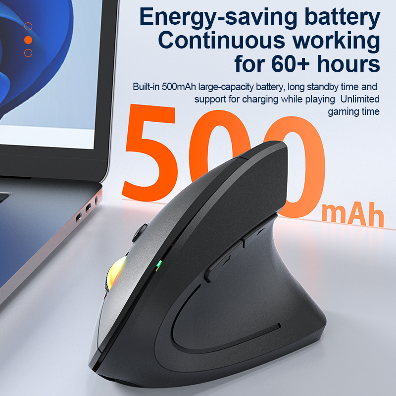 2.4GHz ブルートゥース ワイヤレスマウス 充電式 垂直 - Mini Wireless Mouse のレビューと価格