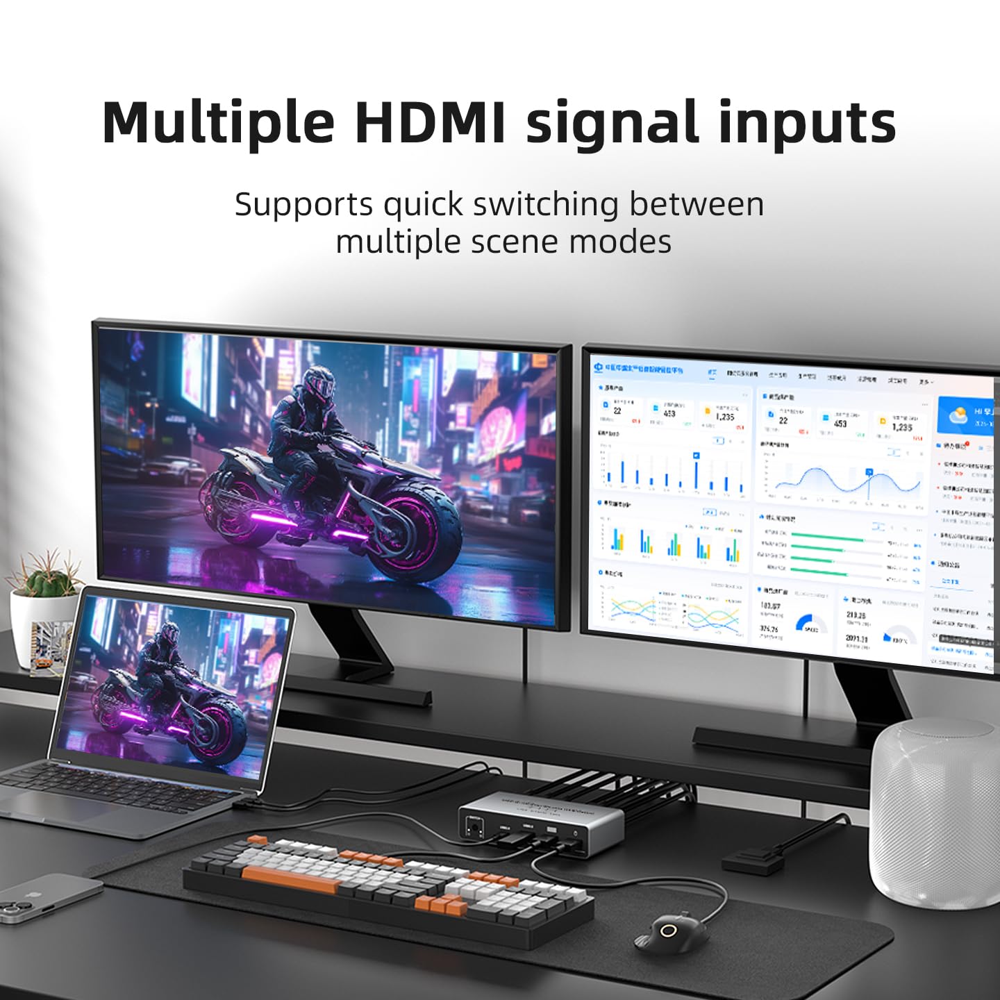 USB C HDMI DP KVMスイッチ 2モニター 2台 - Laptop Accessories Women のレビューと価格