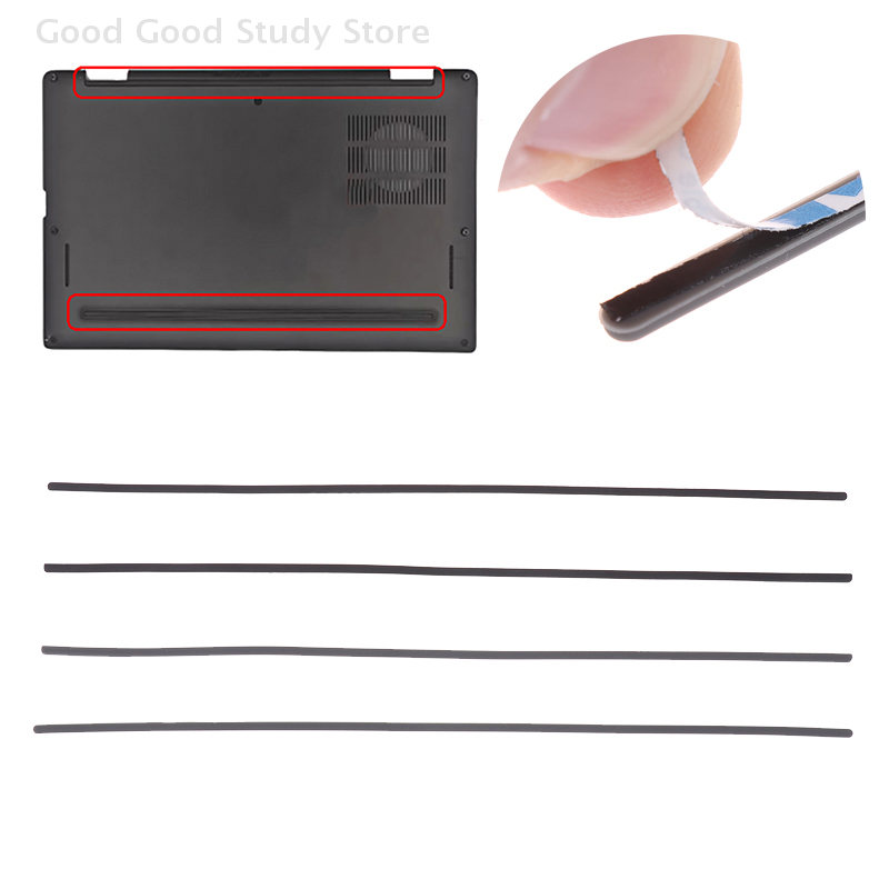 1/2 個ラップトップゴムストリップコンピュータ DIY ボ - Laptop Accessories Women のレビューと価格