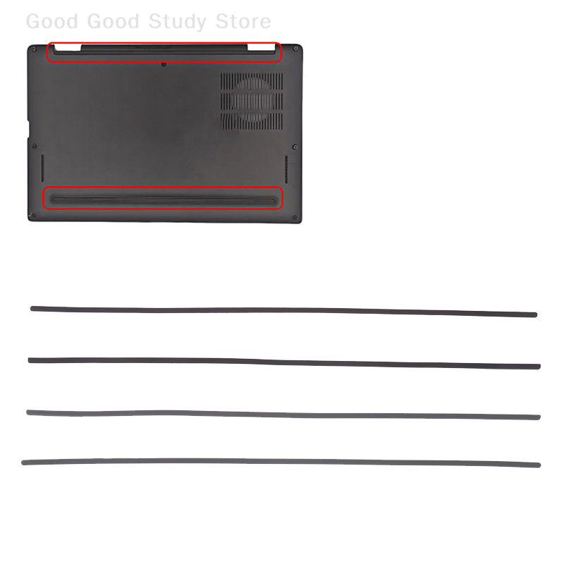 1/2 個ラップトップゴムストリップコンピュータ DIY ボ - Laptop Accessories Women のレビューと価格