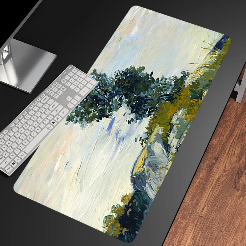 クリエイティブ油絵星月夜マウスパッドゲーミングラップトップキ - Laptop Accessories Bundle のレビューと価格