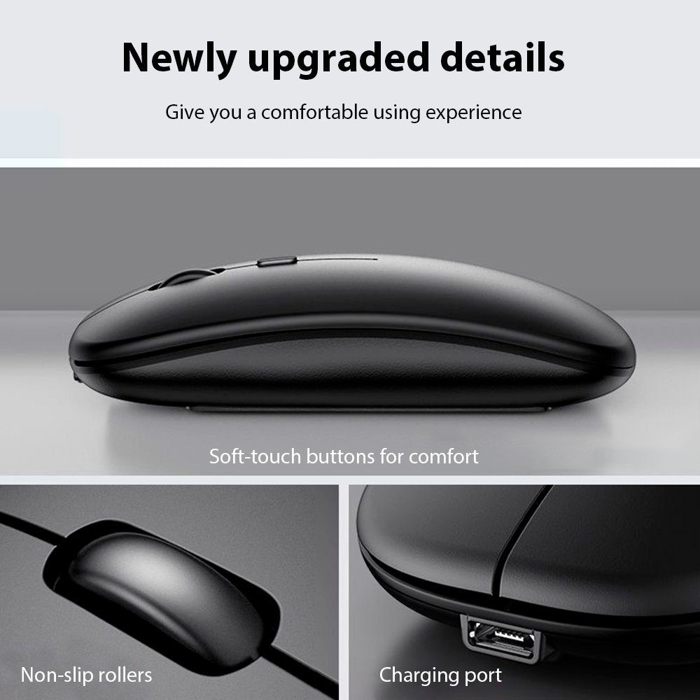 Bluetooth ワイヤレスキーボードユニバーサル携帯電話 - Mini Wireless Mouse のレビューと価格