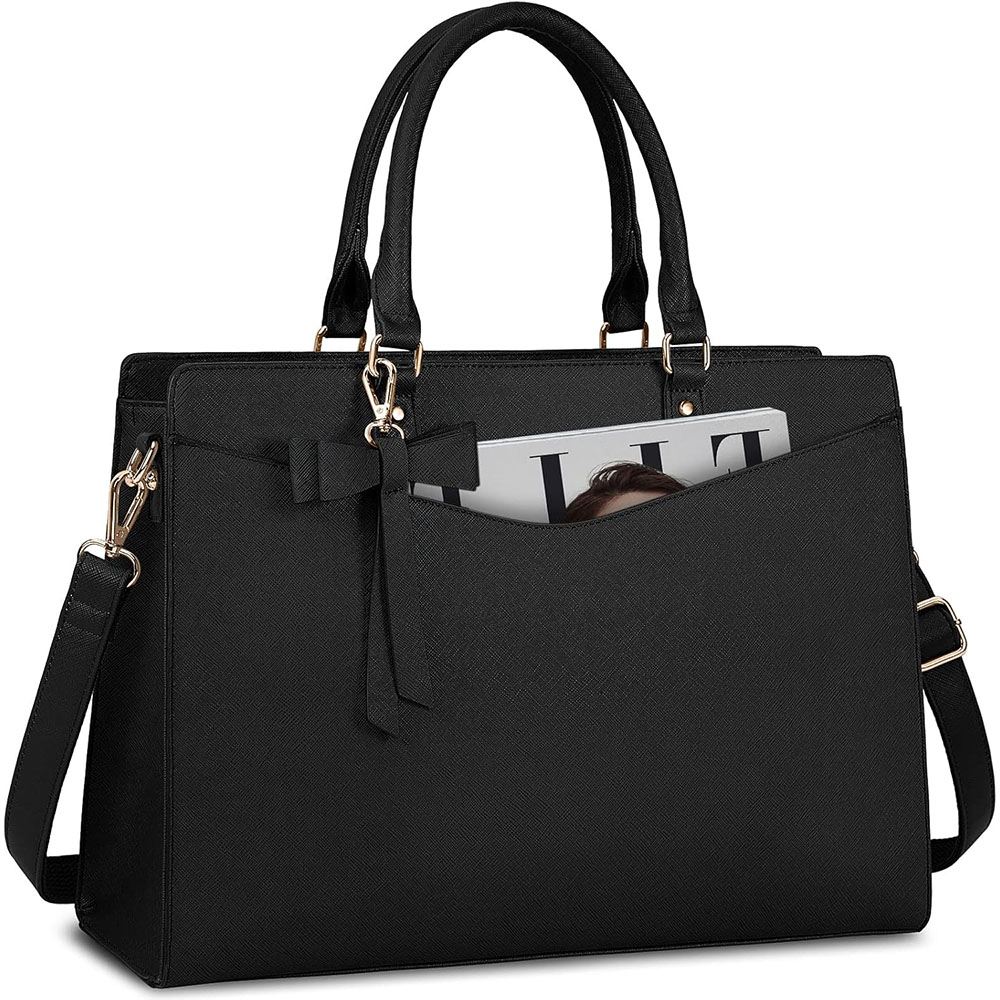 女性用ラップトップバッグ 15.6インチ PUレザー ラップ - Laptop Accessories Women のレビューと価格