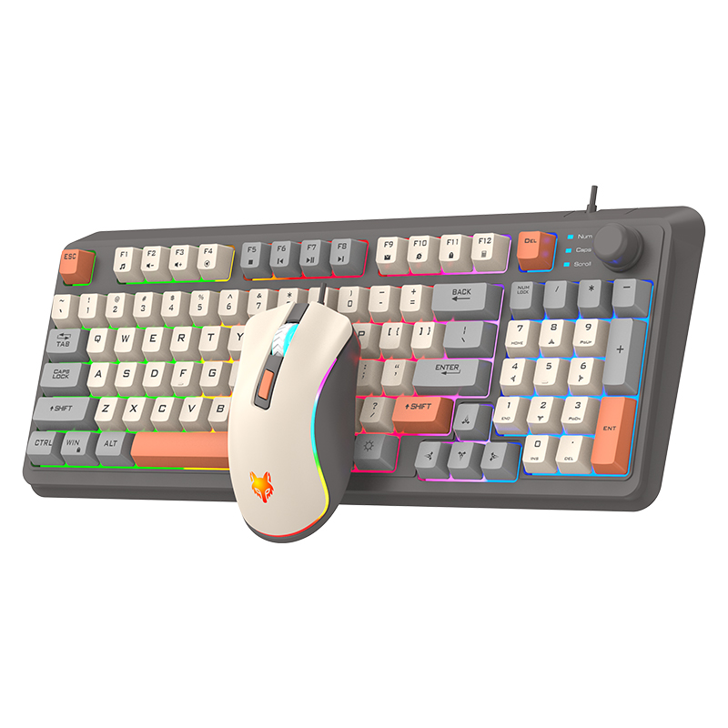 USBケーブル付きキーボードとマウスのセット,照明付き,デス - Laptop Accessories Women のレビューと価格