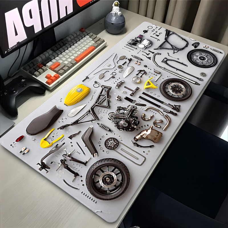 分解図 ゴム製マウスパッド マウスパッド XXL ゲームアク - Laptop Accessories Gaming のレビューと価格