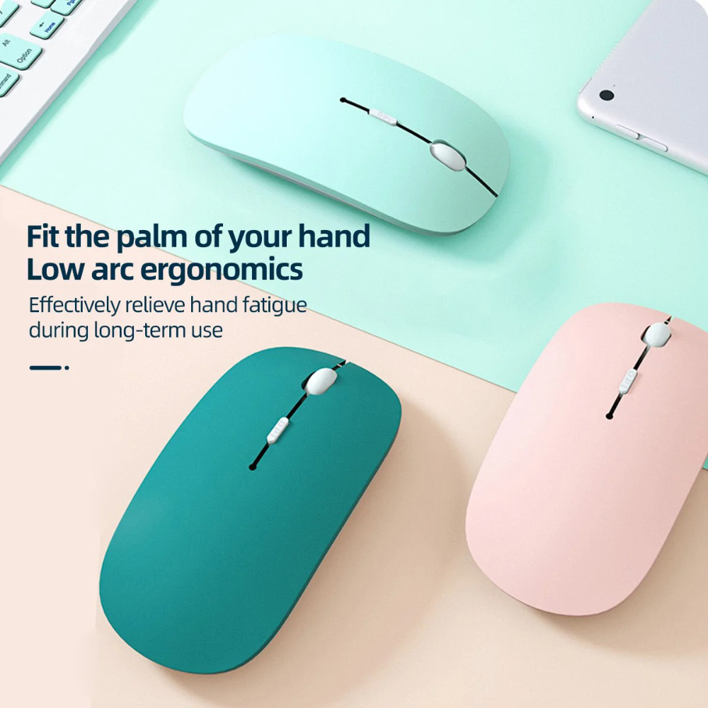 サイレント Bluetooth 互換マウスコンピュータラップ - Mini Wireless Mouse のレビューと価格