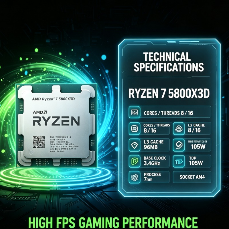 96MB大容量キャッシュ搭載 AMD Ryzen 7 580 - Amd Cpu Ryzen 7 のレビューと価格