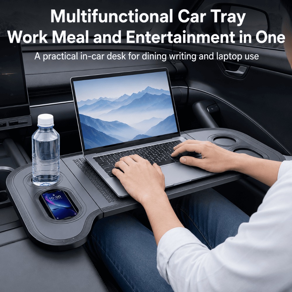 ユニバーサル車両用ステアリングホイールトレイ 多機能カーテー - Laptop Accessories のレビューと価格